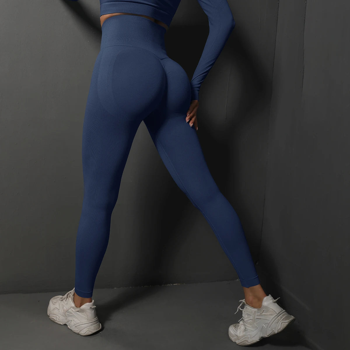 Leggings de Ginástica Sem Costura para Mulheres, Calças de Yoga Sexy, Leggings de Cintura Alta para Levantar o Bumbum, Roupas Esportivas Femininas, Vestuário de Fitness