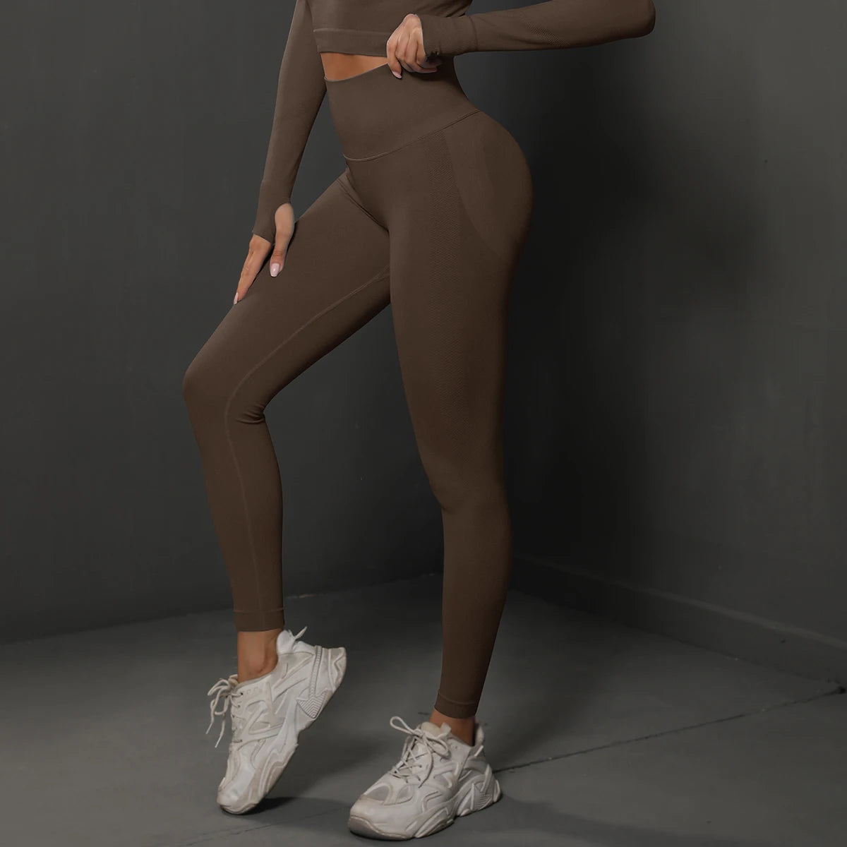 Leggings de Ginástica Sem Costura para Mulheres, Calças de Yoga Sexy, Leggings de Cintura Alta para Levantar o Bumbum, Roupas Esportivas Femininas, Vestuário de Fitness