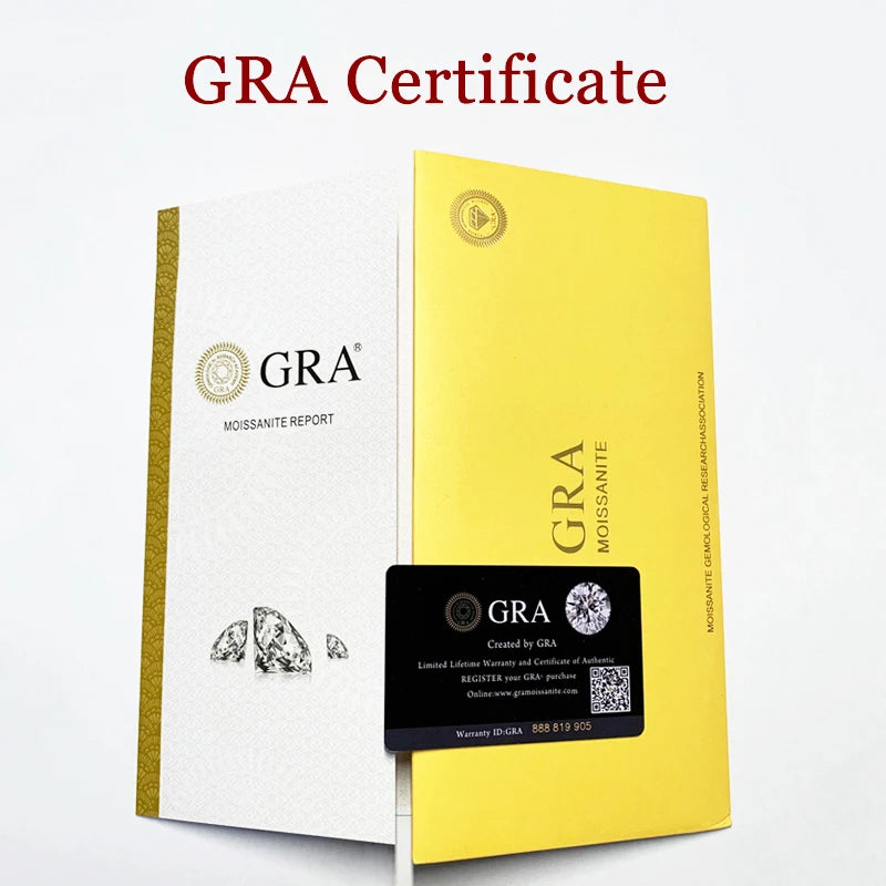 Colar de Mulher D Color com Pendente em Moissanite, Prata s925, Amarelo, Coleção Completa de Moissanite para Mulheres, Colar de Luxo com Pendente em Moissanite para Mulheres