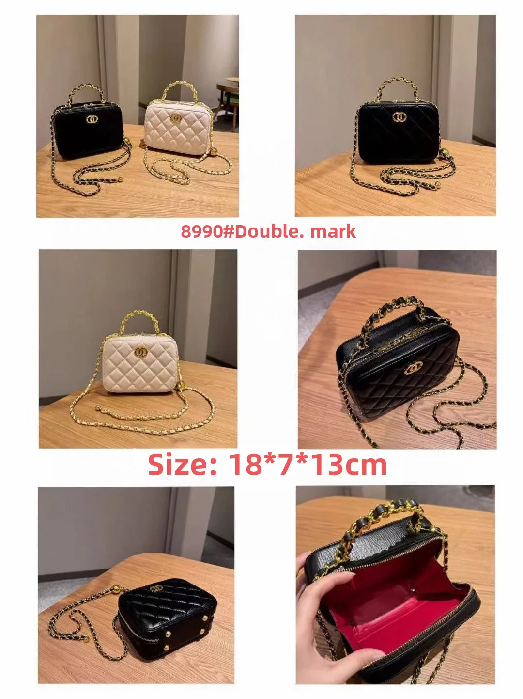 2024 New Styleargyll Genuine Leather Tweed Box Bag Women's High-end Feel Chain Fashionable Versatile Shoulder Crossbody Bag
