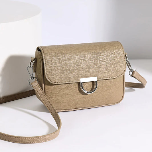 100% Genuine Leather Handbag 2025 Fashion Solid Color Female Shoulder Crossbody Bag Women bags Designer Cowhide Ladies Tote Bags