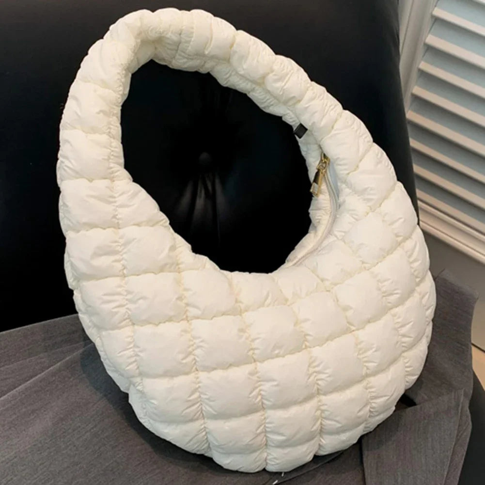 Fashion Quilted Shoulder Bags for Women Handbag Mini Cloud Pleated Bags Puffer Dumpling Bag Girl Luxury Tote Bags Top Handle Bag