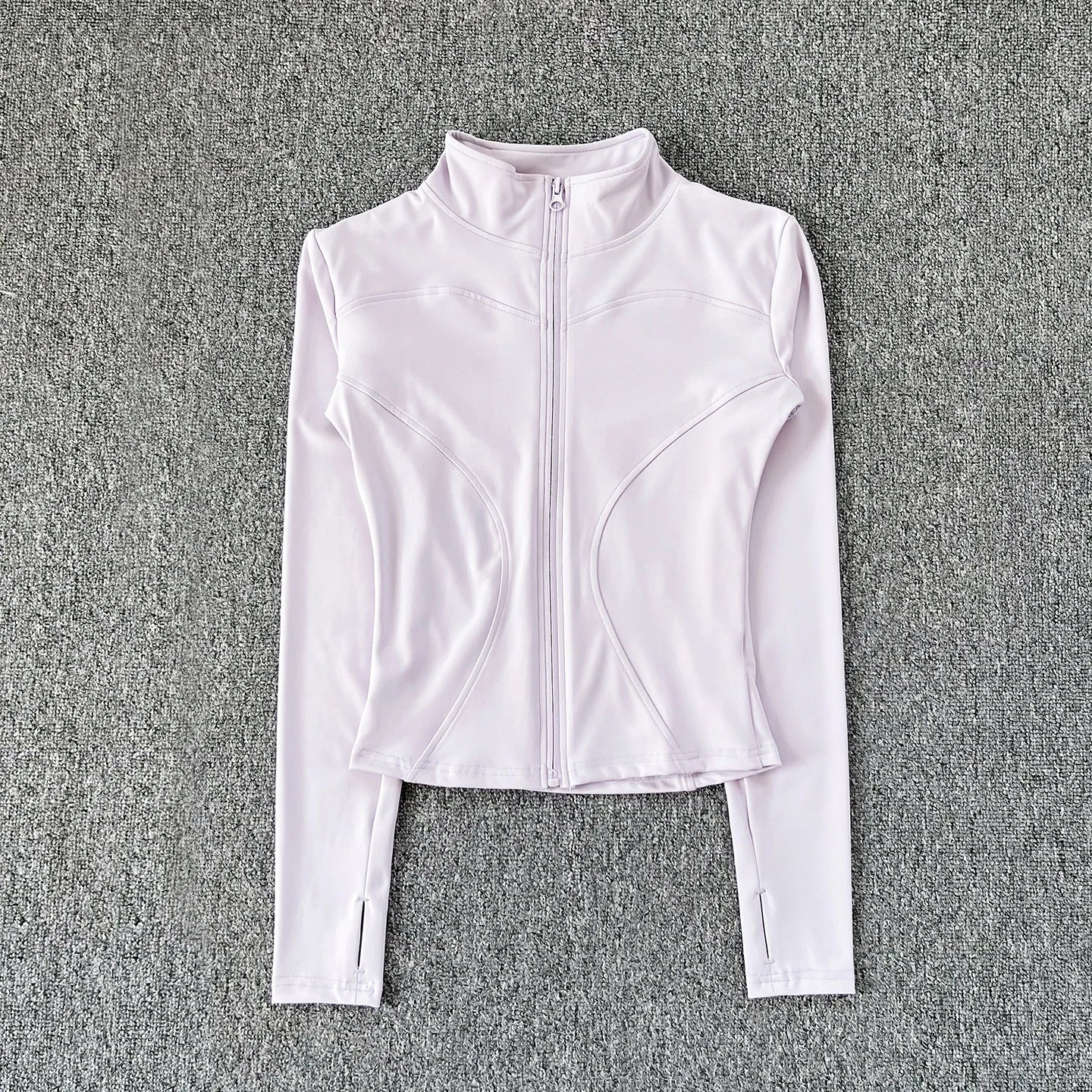 Jaqueta Esportiva Feminina de Manga Longa, Camisa de Treino, Casaco para Academia, Roupas de Yoga, Roupas Esportivas