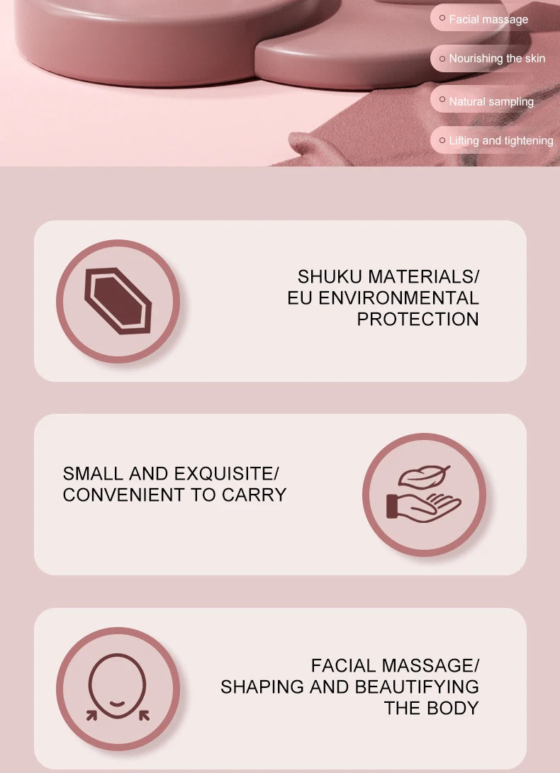 Rolo para rosto, pescoço, olhos, instrumento de massagem facial de resina, cuidados com a saúde, placa de raspagem muscular, ferramentas de beleza e cuidados com a pele.