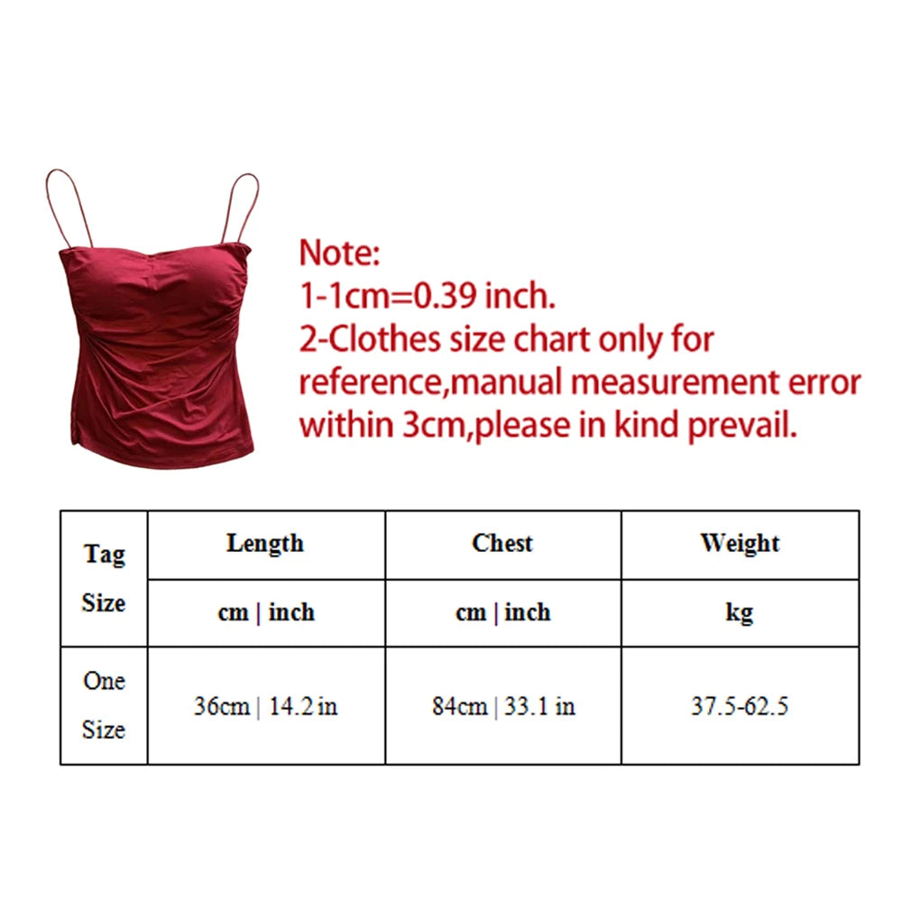 Camisetas Regatas de Verão para Mulheres com Sutiã Embutido, Regatas de Alça Fina, Top Cropped, Tecido Casual de Cor Sólida