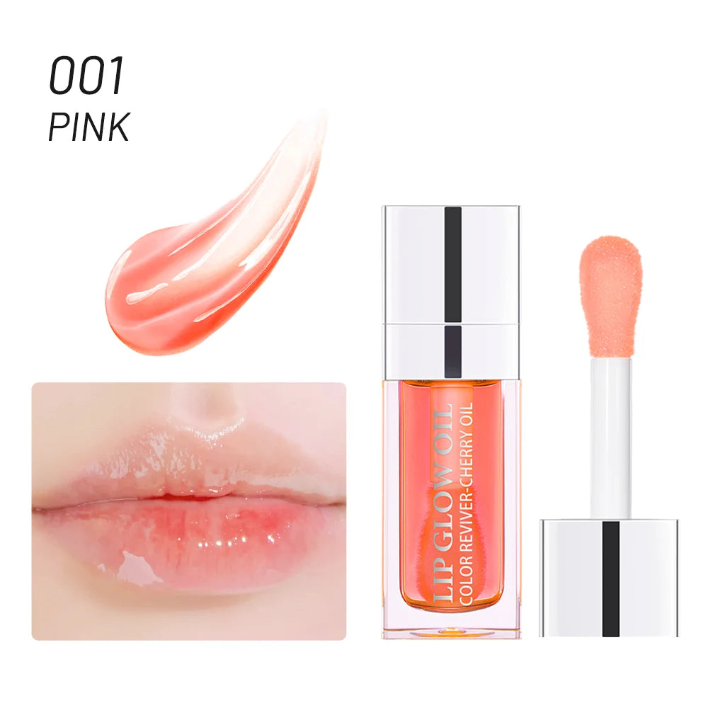Balm Labial Hidratante Óleo Labial Original Cuidados com os Lábios Benetitnt para Lábios Aumento Esfoliante Brilho Oleoso Aumentador Rosa