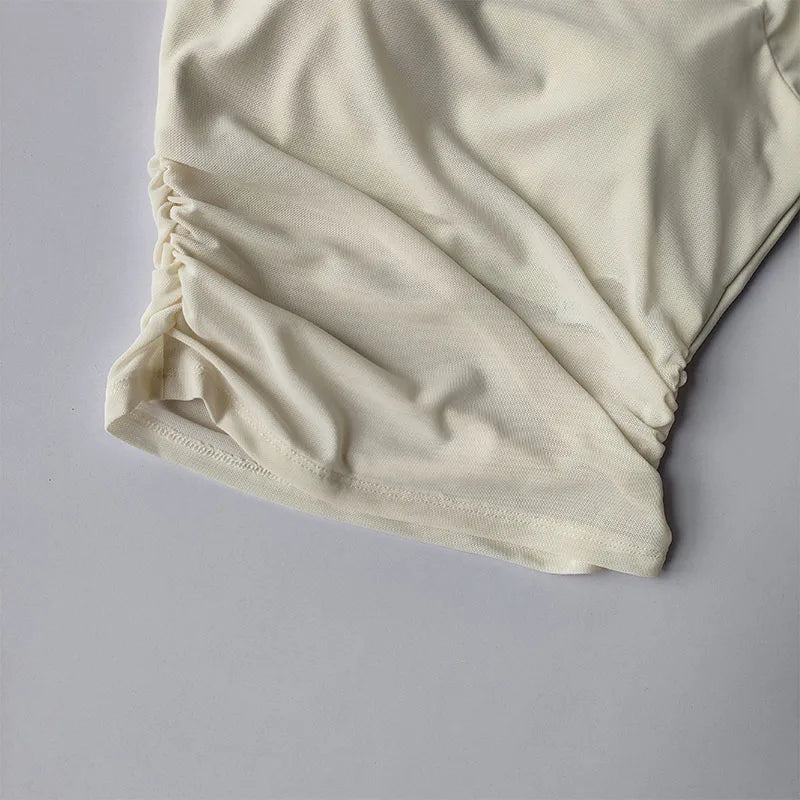 Vestido de Yoga Fake de Duas Peças de Verão com Almofada de Peito Fixa para Esportes, Manga Curta, Usando Top de Corrida e Fitness