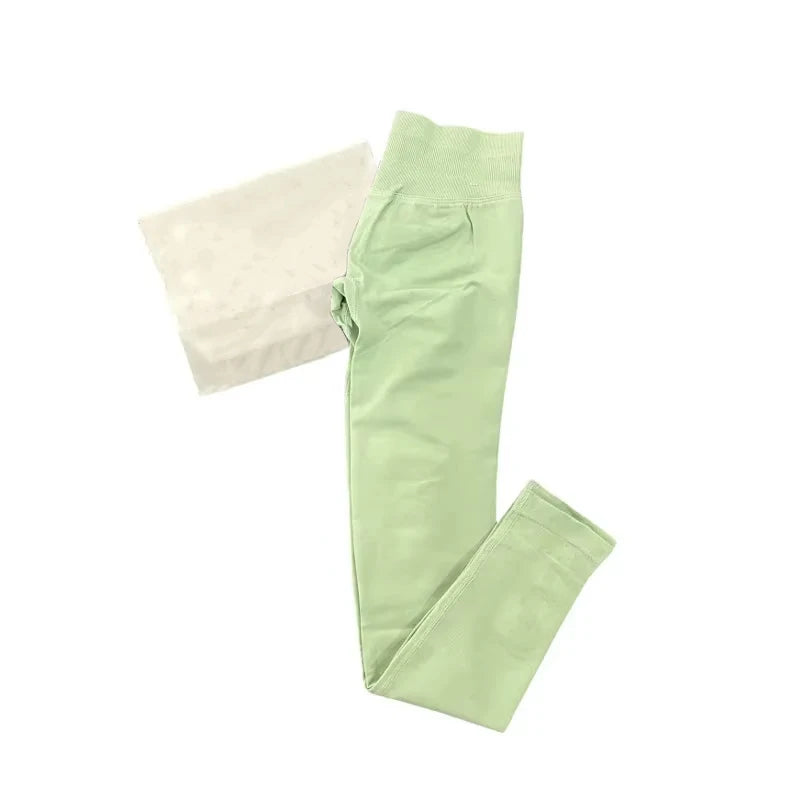 Leggings de Ioga Sem Costura para Mulheres Impact-Impact com Logo Branco, Leggings de Ginástica com Efeito de Levantamento de Bumbum, Leggings de Alta Elasticidade para Fitness