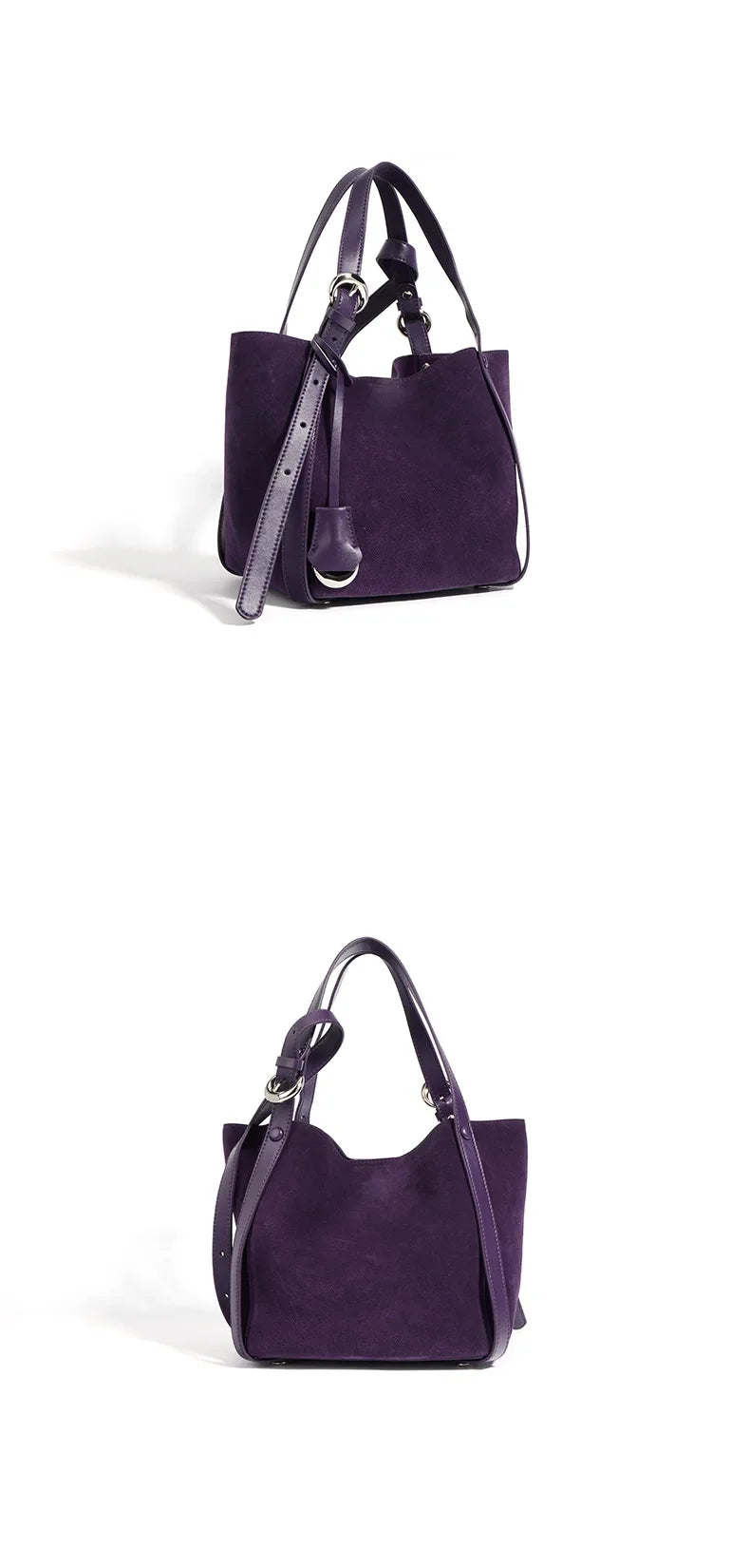 Genuine Leather Tote Bag Large Capacity Vegetable Basket Bucket Bag Luxury Designer Shoulder Bag For Women