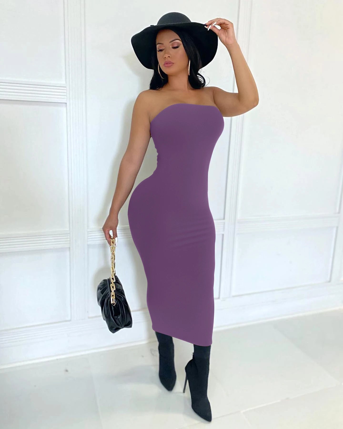 vestido de praia longo feminino sexy sem mangas com peito envolto