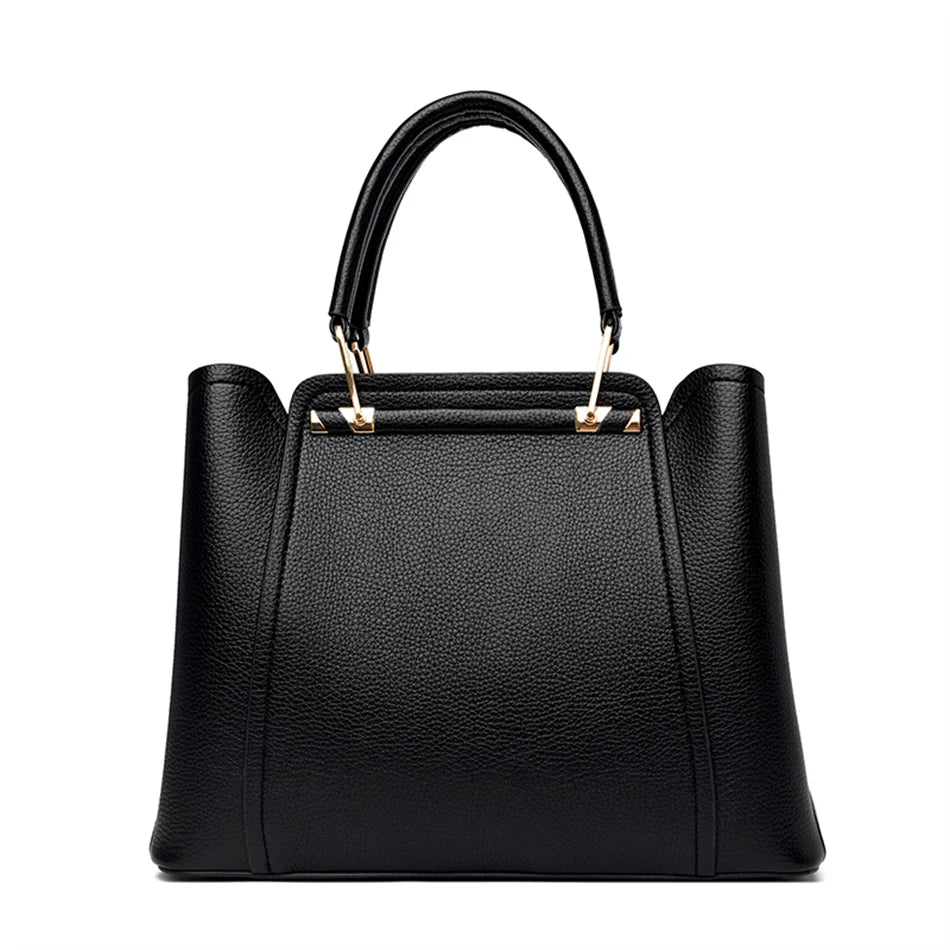 Bolsas de Couro de Grande Capacidade Shopper - Marca Messenger Totes