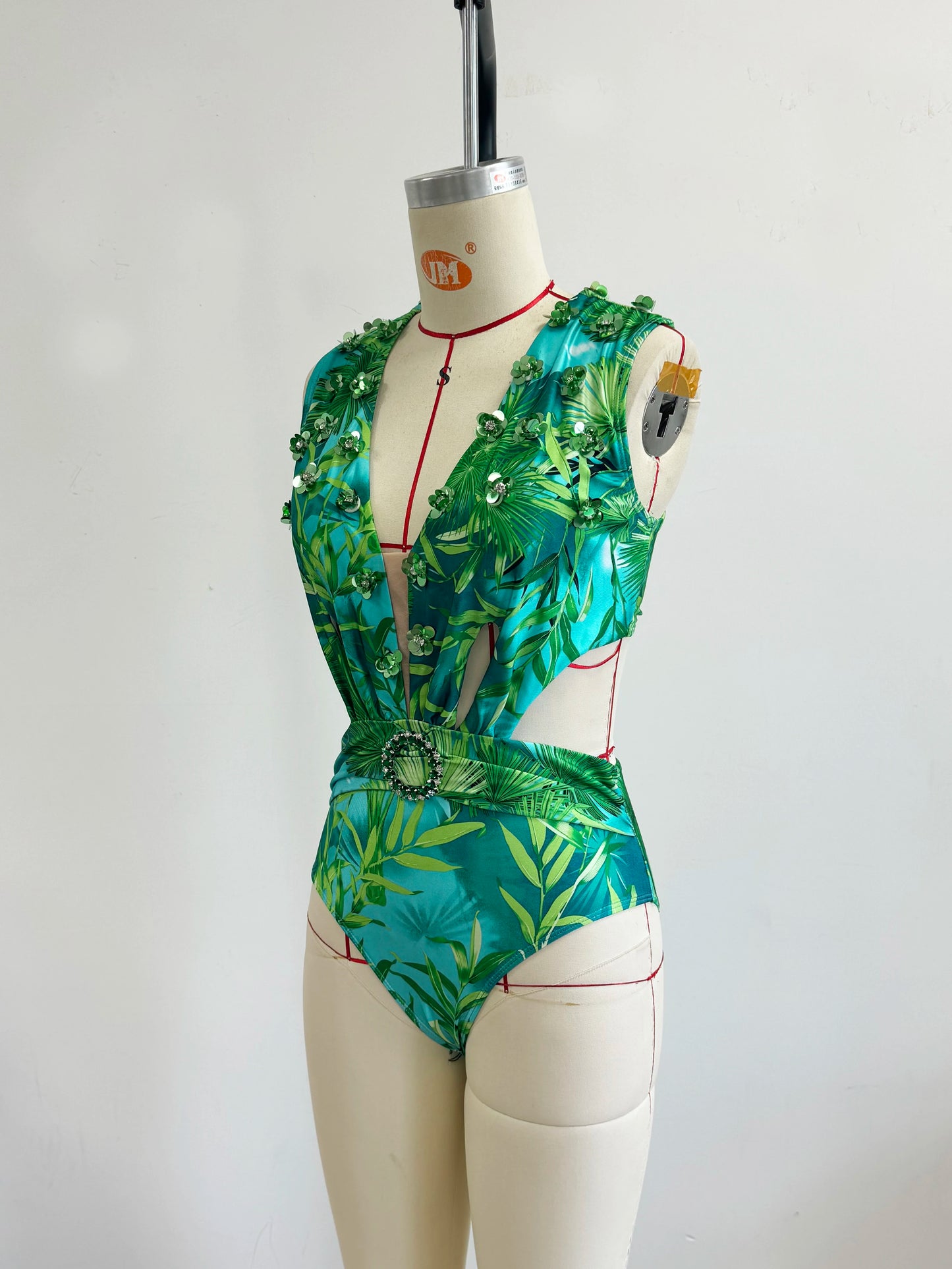 Maiô Elegante 2024 para Mulheres com Saia, Alto da Cintura, Roupas de Banho com Saia, Vestido Estampado Fashion, Praia