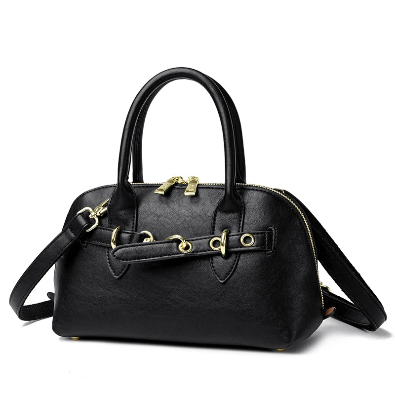 High Quality Leather Tote Bag Fashion Women Shoulder Messenger Bags Luxury Large Capacity Wear-resistant Handbag Female Sac