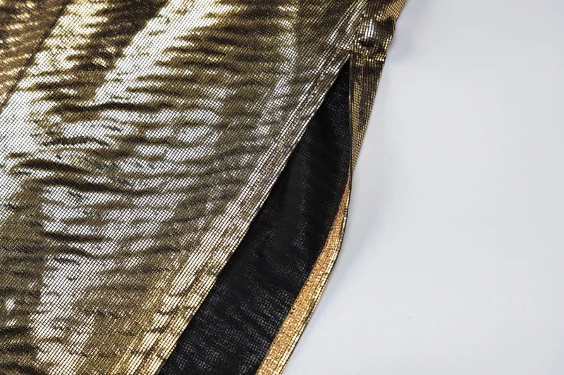 Vestido curto elegante e sexy para mulheres, com decote em V, costas nuas e detalhes de lantejoulas, perfeito para festas e dança.