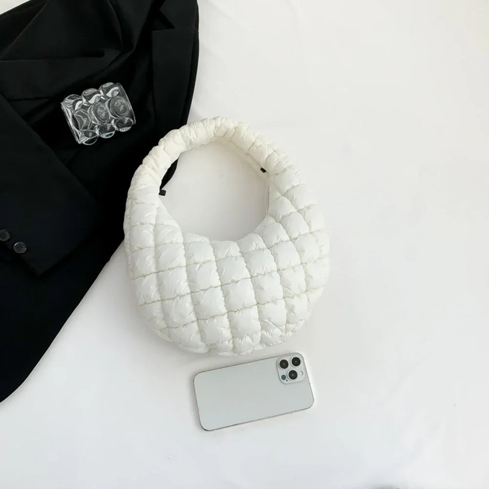 Fashion Quilted Shoulder Bags for Women Handbag Mini Cloud Pleated Bags Puffer Dumpling Bag Girl Luxury Tote Bags Top Handle Bag