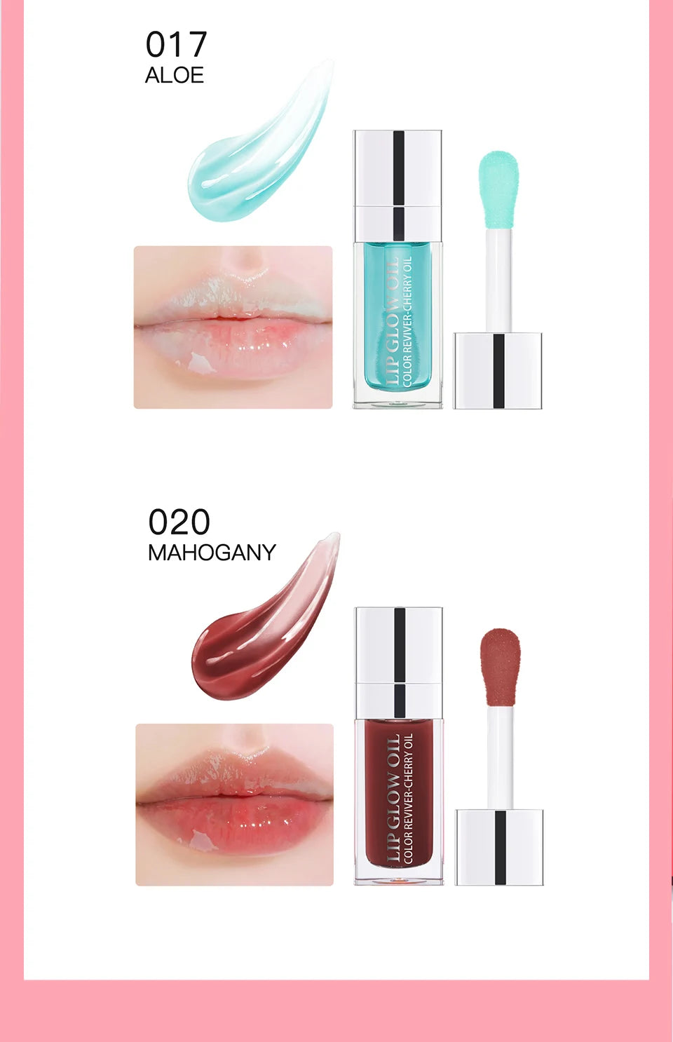 Balm Labial Hidratante Óleo Labial Original Cuidados com os Lábios Benetitnt para Lábios Aumento Esfoliante Brilho Oleoso Aumentador Rosa