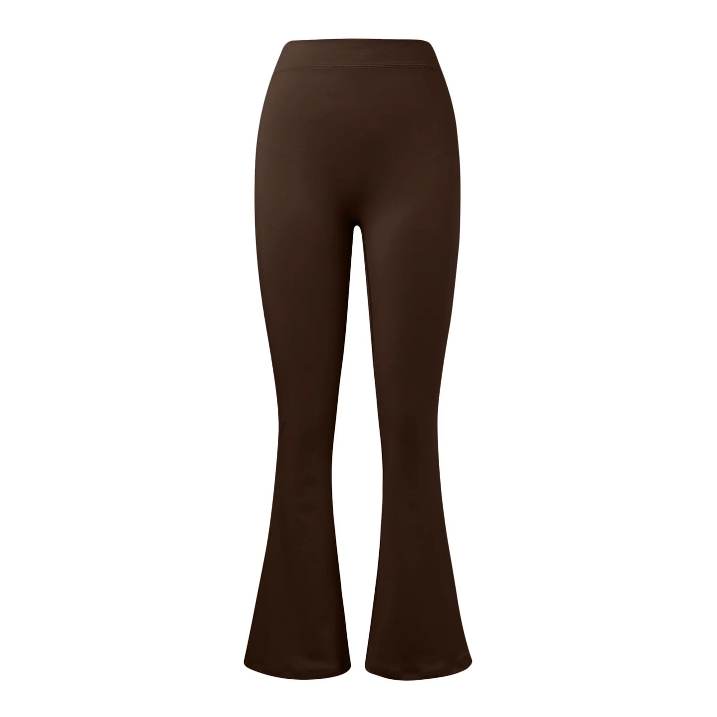 Leggings Micro Horn de Moda para Mulheres, Calças Esportivas com Cintura V nas Costas, High Waist, Levanta Bumbum, Calças de Ginástica, Leggings Casuais Slim Sólidas
