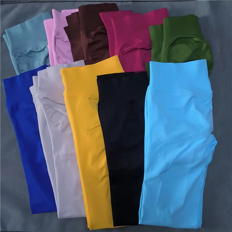 Leggings de Yoga Sem Costura YEAE para Mulheres, Calças de Fitness Atléticas para Levantamento de Bumbum, Leggings de Compressão para Academia, Roupa Ativa para Treinos.