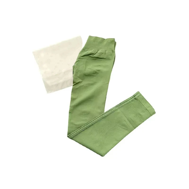 Leggings de Ioga Sem Costura para Mulheres Impact-Impact com Logo Branco, Leggings de Ginástica com Efeito de Levantamento de Bumbum, Leggings de Alta Elasticidade para Fitness