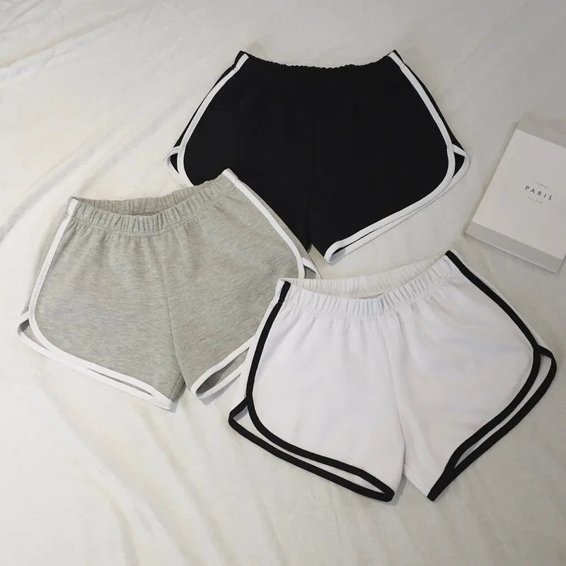 Shorts Elásticos Femininos, Leves e Soltos, Rápido Secagem, Finos para Verão, Corrida, Fitness, Lazer e Resistentes ao Uso Externo.