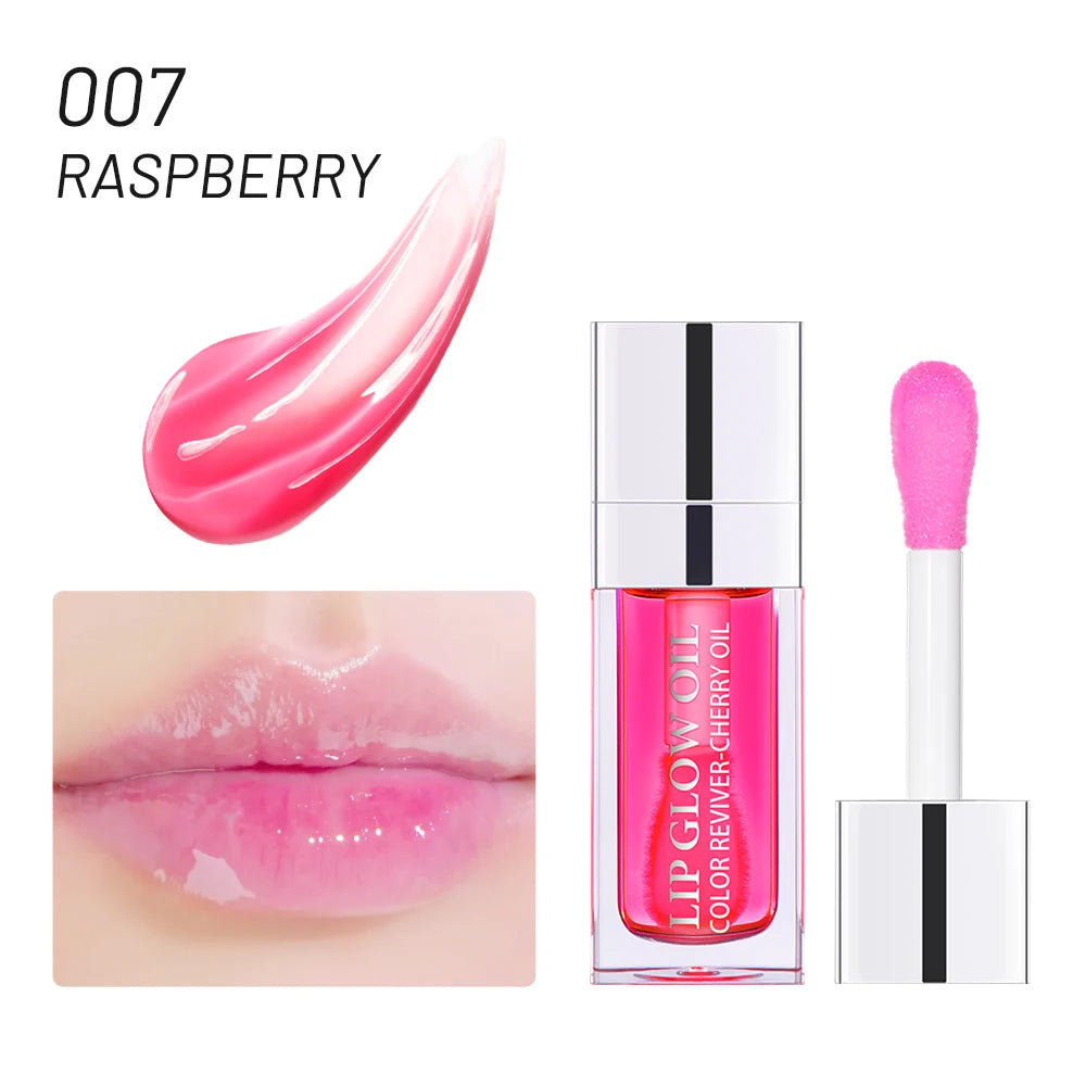 Balm Labial Hidratante Óleo Labial Original Cuidados com os Lábios Benetitnt para Lábios Aumento Esfoliante Brilho Oleoso Aumentador Rosa
