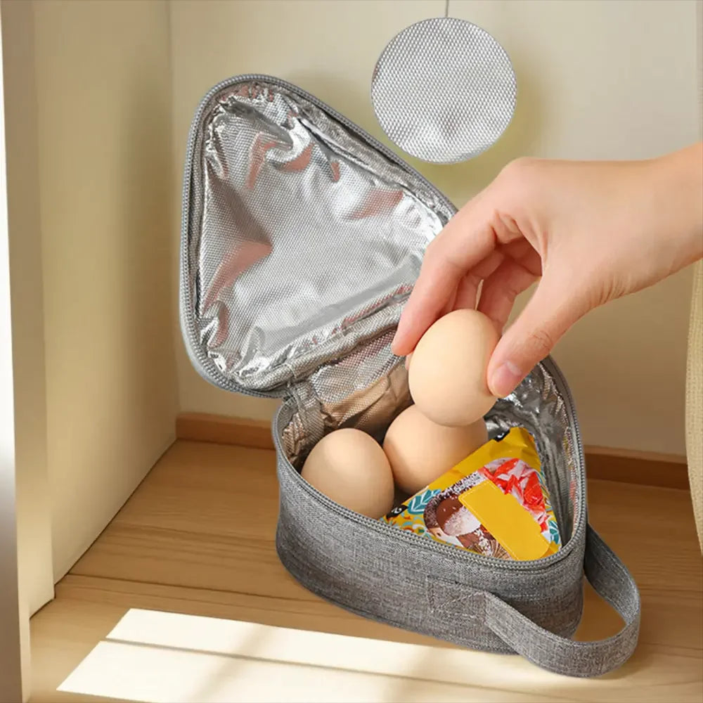 1pc Onigiri Bag Triangle Bento Bag Milk Sandwich Egg Breakfast Bag Insulation