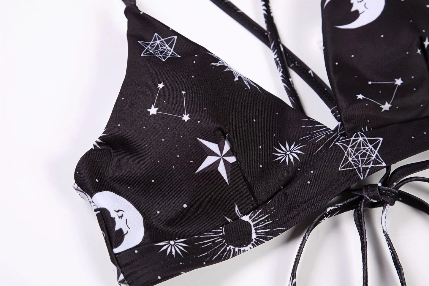 Conjunto de Biquíni Estampado de Girassol - Moda de Praia Sexy para Mulheres 2025 - Biquíni com Push Up e Almofada - Roupas de Banho - Maiô - Biquíni