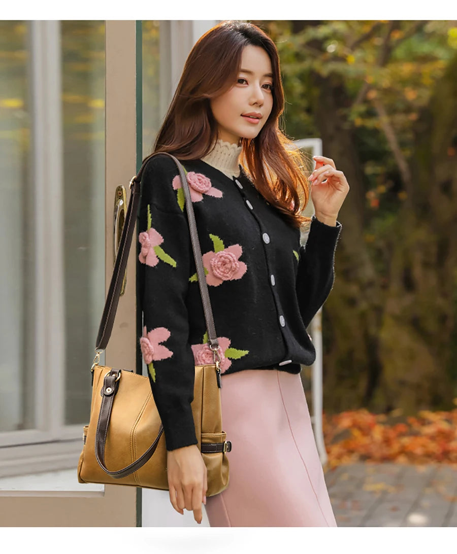 Soft Leather Crossbody Bags for Women 2022 Luxury Handbags Women Bags Designer Female Casual Hand Shoulder Bag bolsos de mujer