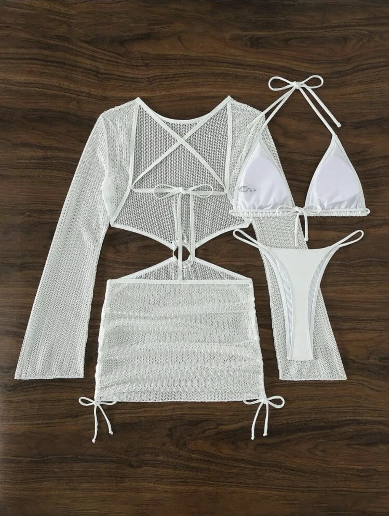 Biquínis Sexy 2025 Trajes de Banho Femininos Conjunto de Biquíni Brasileiro de Três Peças Roupas de Praia Trajes de Banho para a Piscina