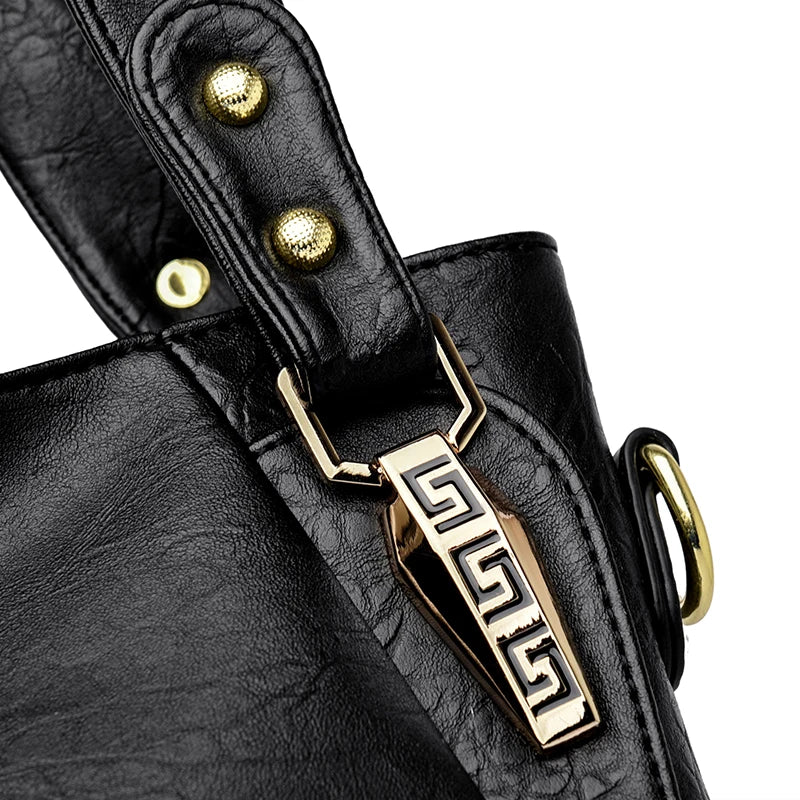Genuine Brand Soft Leather Top-handle Bags Female Handbags Women Shoulder Crossbody Tote Messanger Bag Large Capacity Sac A Main
