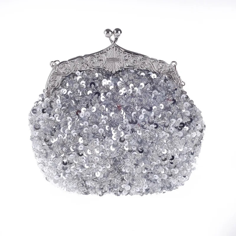New Luxury Colorful Sequins Bag for Women's Shoulder Bag Designer Chain Tote Crossbody Dinner Bag Purses Handbags Satchel