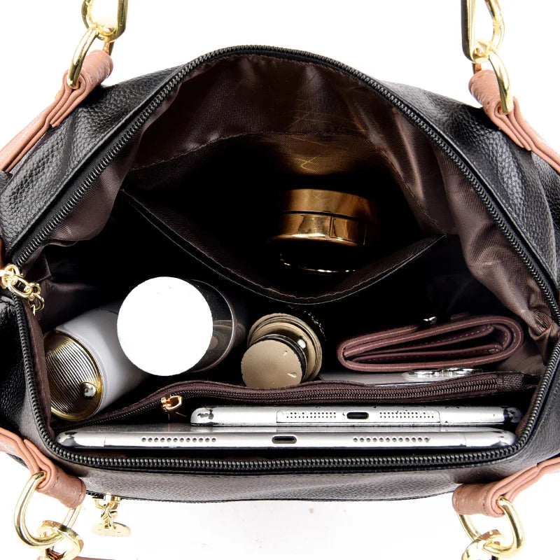 Elegrant Women's Handbags Premium Leather Large Capacity Women's Large Capacity Handbag Women's Casual Handbags Bolsa 2022 New