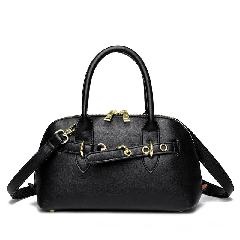 High Quality Leather Tote Bag Fashion Women Shoulder Messenger Bags Luxury Large Capacity Wear-resistant Handbag Female Sac