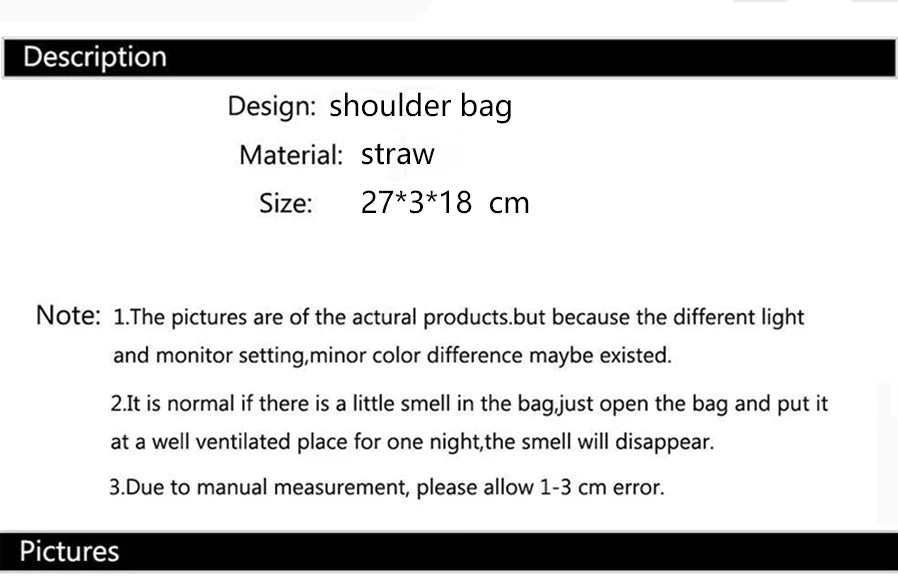 Fashion Woven Straw Bag Handmade Rattan Crossbody Handbags Knit Summer Beach Small Purse Women Shoulder Messenger Bags