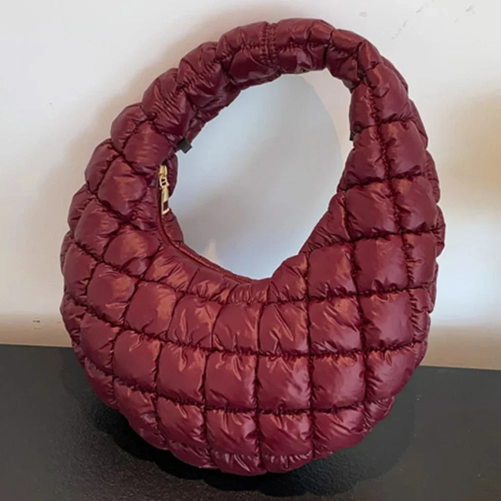 Fashion Quilted Shoulder Bags for Women Handbag Mini Cloud Pleated Bags Puffer Dumpling Bag Girl Luxury Tote Bags Top Handle Bag