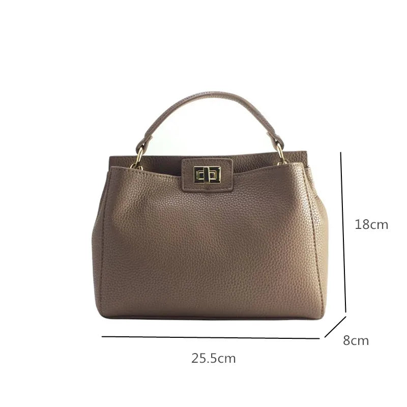 Women designer office tote bag large capacity bucket bag bussiness top handle bag handbag grey black green purple