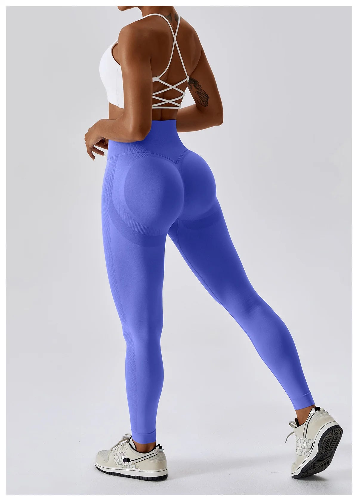 Leggings de Yoga para Mulheres Fitness, Corrida, Cintura Alta, Calças Slim, Levanta o Bumbum, Legging de Esporte com Roupas de Ginástica, Jogging, Treino Feminino