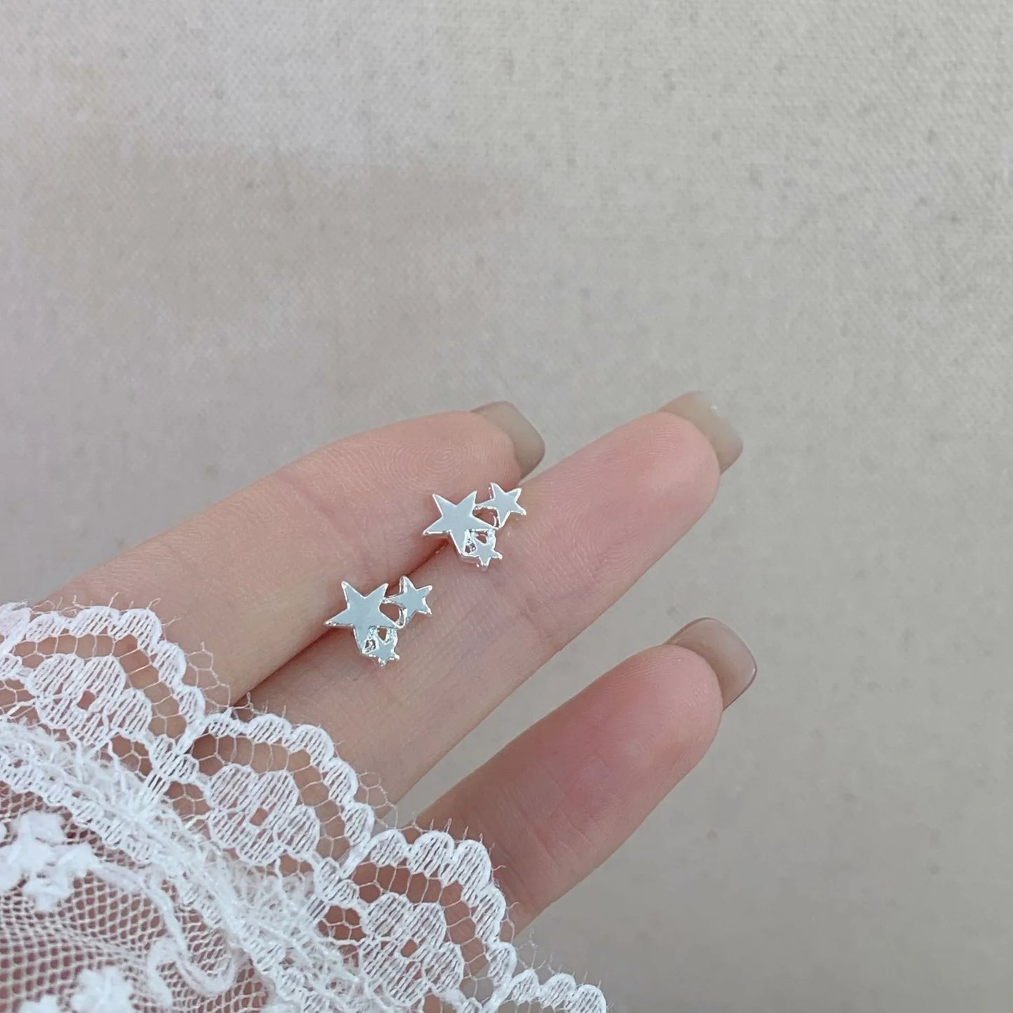 Minimalism Heart Earring 925 Silver Needle Allergic Protection Mini Small Stud Earrings for Women Girls Jewellery Wholesale Gift