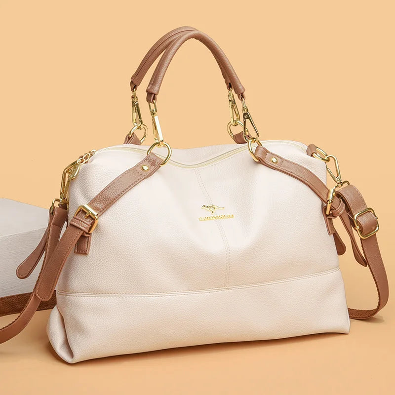 Elegrant Women's Handbags Premium Leather Large Capacity Women's Large Capacity Handbag Women's Casual Handbags Bolsa 2022 New