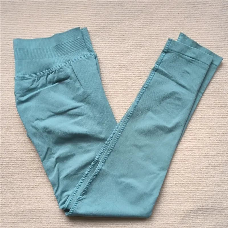 Leggings de Yoga Sem Costura YEAE para Mulheres, Calças de Fitness Atléticas para Levantamento de Bumbum, Leggings de Compressão para Academia, Roupa Ativa para Treinos.