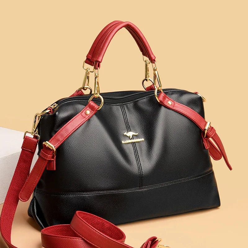 Elegrant Women's Handbags Premium Leather Large Capacity Women's Large Capacity Handbag Women's Casual Handbags Bolsa 2022 New