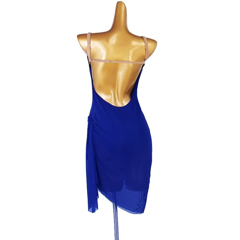 Fantasia Feminina para Competição de Dança Latina, Roupas para Performance, Vestidos de Palco, Roupas de Dança para Mulheres e Meninas, Top Feminino e Saia