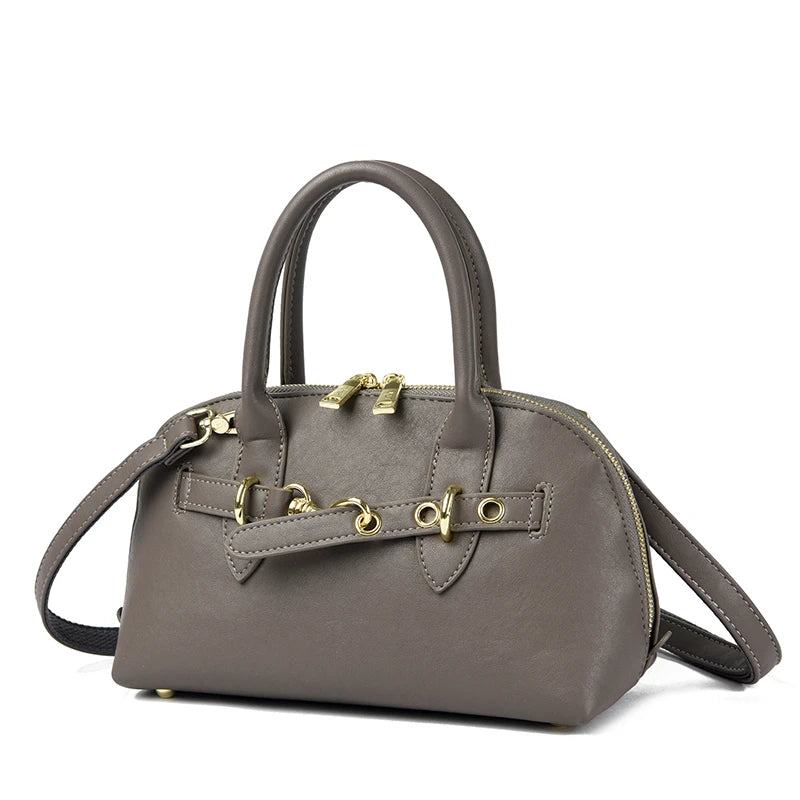 High Quality Leather Tote Bag Fashion Women Shoulder Messenger Bags Luxury Large Capacity Wear-resistant Handbag Female Sac