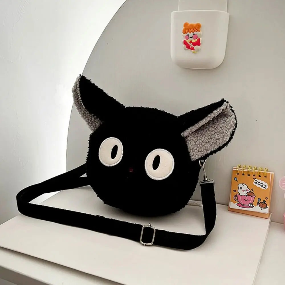 New Fashion Polyester Phone Purse Women Girls Kawaii Plush Shoulder Bag Small Crossbody Bag Outdoor Shopping Accessories