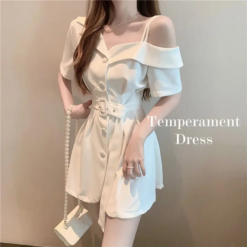 Vestidos para Mulheres 2024 Roupas de Seda para Ocasiões Formais Blazer Vestido Feminino de Cetim Chiffon Mini Curto Sensual Sexy Macacão Novo em X