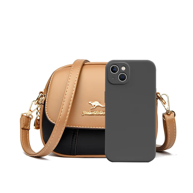 Luxury Women Handbags and Purses Casual Style Designer Crossbody Bags High Quality Leather Shoulder Messenger Bag 2025 Small Sac