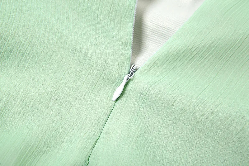Vestidos Elegantes Para Mulher em Cor Sólida, Vestido Cortado Slim com Alças, Vestido Sexy Costas Nua com Babados para Feminino