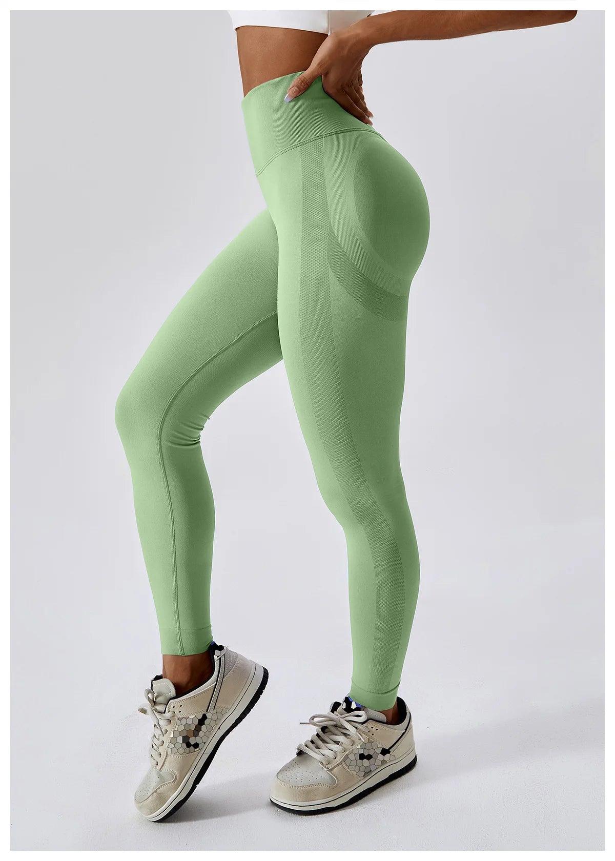 Leggings de Yoga para Mulheres Fitness, Corrida, Cintura Alta, Calças Slim, Levanta o Bumbum, Legging de Esporte com Roupas de Ginástica, Jogging, Treino Feminino