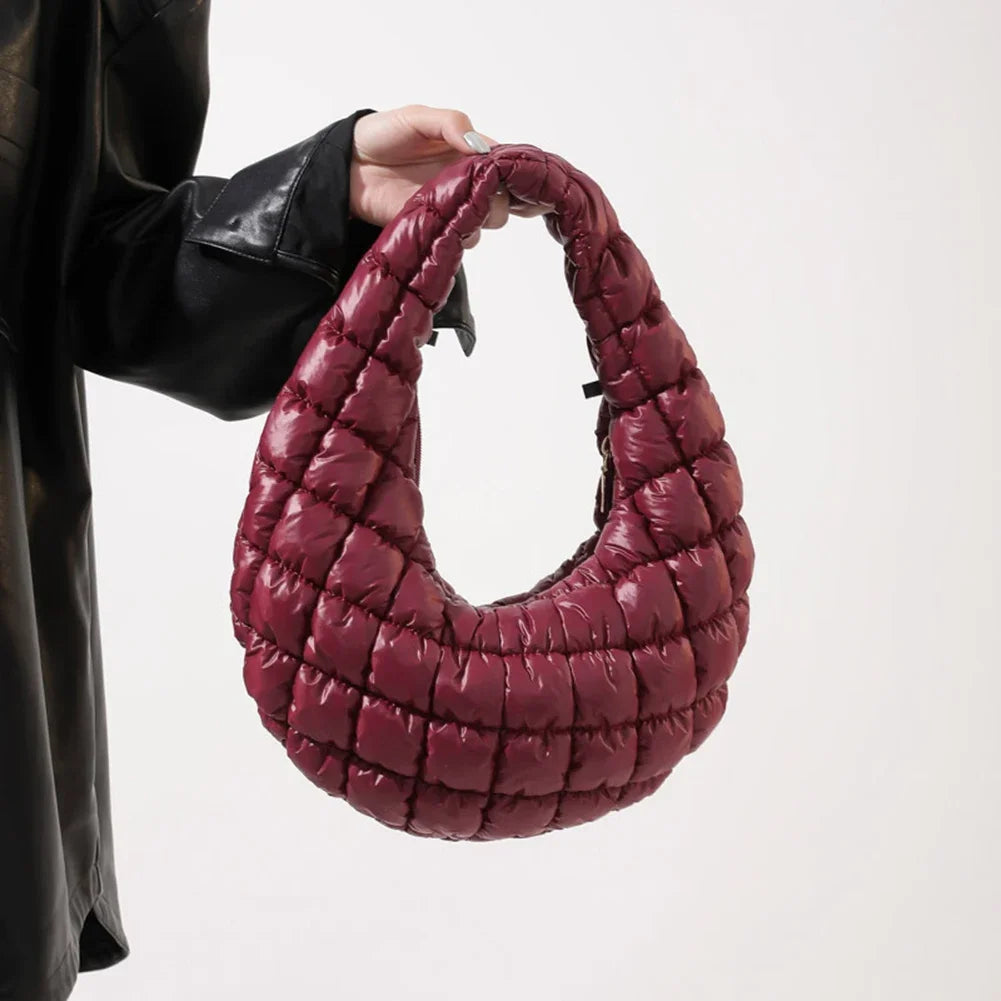 Fashion Quilted Shoulder Bags for Women Handbag Mini Cloud Pleated Bags Puffer Dumpling Bag Girl Luxury Tote Bags Top Handle Bag