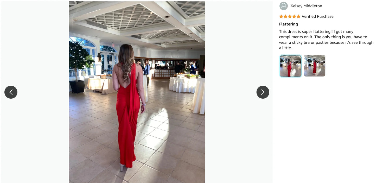 Vestido Longo de Cocktail Elegante Feminino para Festa, Costas Nuas, Abertura Costas, Com Pregas, Justo, Formal para Convidadas de Casamento